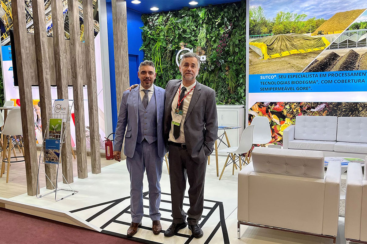David Pintre and Vinicius Munhoz at Waste Expo Brasil 2022